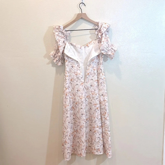 Sincethen Floral Muse Midi Dress size medium - Picture 6 of 9